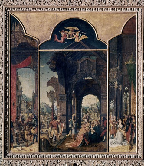 ANONIMO SIGLO XVI
ADORACION DE LOS REYES MAGOS-FLAMENCO S XVI-TRIPTICO-NºPRADO 1361
MADRID, MUSEO DEL PRADO-PINTURA
MADRID