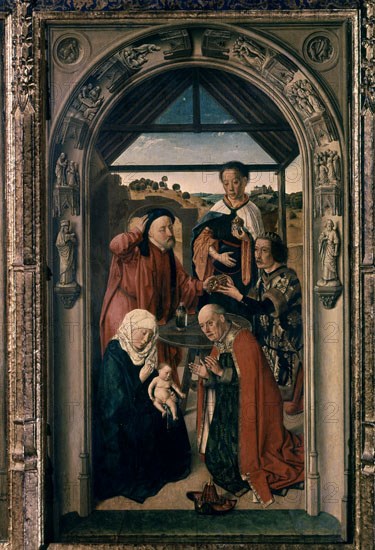 BOUTS DIRK 1415/75
ADORACION DE LOS MAGOS-S XV
MADRID, MUSEO DEL PRADO-PINTURA
MADRID