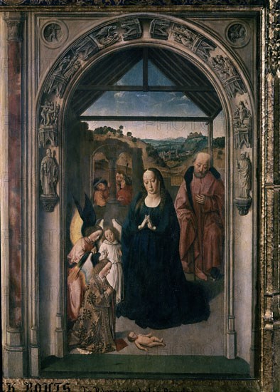 BOUTS DIRK 1415/75
ADORACION DE LOS ANGELES-S XV
MADRID, MUSEO DEL PRADO-PINTURA
MADRID