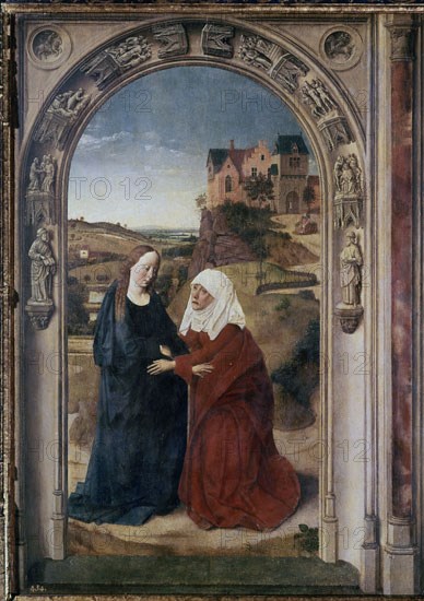 BOUTS DIRK 1415/75
LA VISITACION-DET STA ISABEL-S XV
MADRID, MUSEO DEL PRADO-PINTURA
MADRID