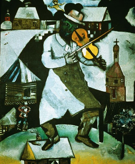 Chagall, The fiddler