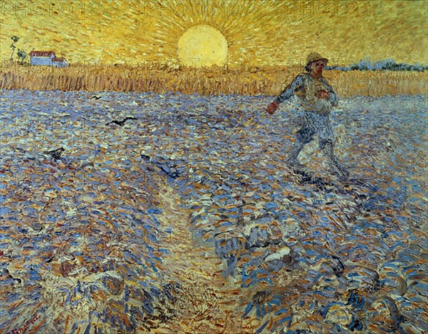 Van Gogh, Le Semeur au Soleil Couchant