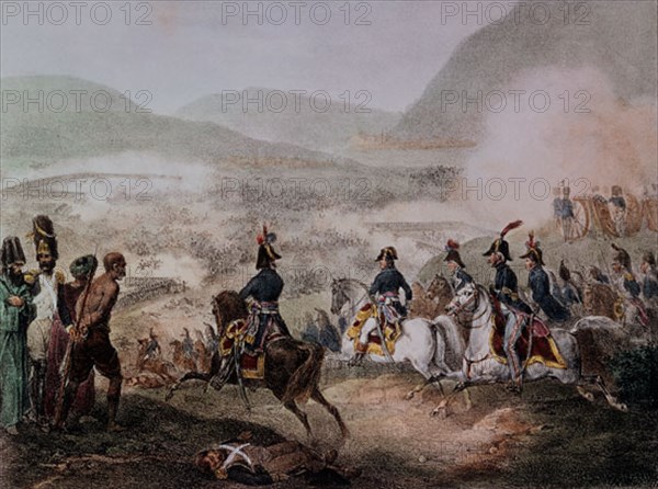 NAPOLEON EN LA BATALLA DEL MONTE TABOR 16/4/1799 - 2000 FRANCESES MANDADOS POR KLEBER
PARIS, COLECCION PARTICULAR
FRANCIA

This image is not downloadable. Contact us for the high res.