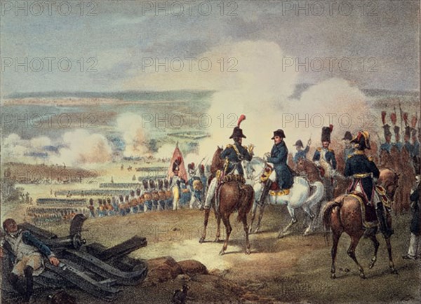 NAPOLEON Y EL GENERAL BILLI EN LA BATALLA DE JENA
PARIS, COLECCION PARTICULAR
FRANCIA