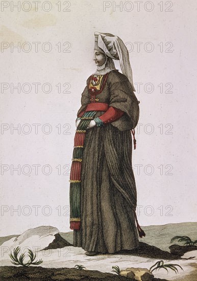 CRUZ CANO Y OLMEDILLA JUAN DE LA 1734/90
COLECCION DE TRAJES DE ESPAÑA-1777-RONCALESA-MUJER DE NAVARRA-GRABADO S XVIII-TIPOS POPULARES
PARIS, COLECCION PARTICULAR
FRANCIA

This image is not downloadable. Contact us for the high res.