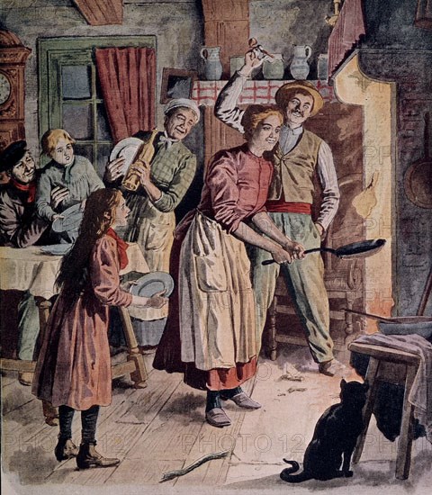 HACIENDO CREPES
PARIS, COLECCION PARTICULAR
FRANCIA