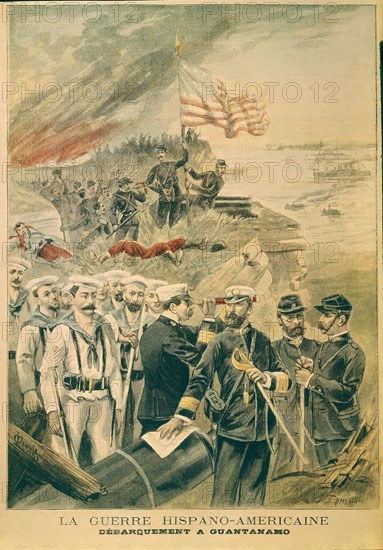 GUERRA HISP-AMERICANA-DESEMBARCO EN GUANTANAMO-LITOGRAF"PETIT JOURNAL"1898
PARIS, COLECCION PARTICULAR
FRANCIA