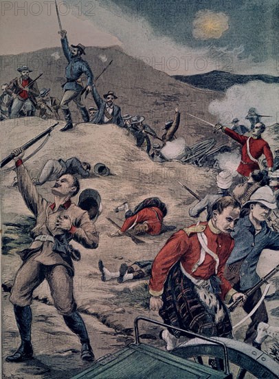 GUERRA DEL TRASVAAL-AFRICA DEL SUR"BATERIA INGLESA VISTA POR LOS BOERS"
PARIS, COLECCION PARTICULAR
FRANCIA
This image is not downloadable. Contact us for the high res.
