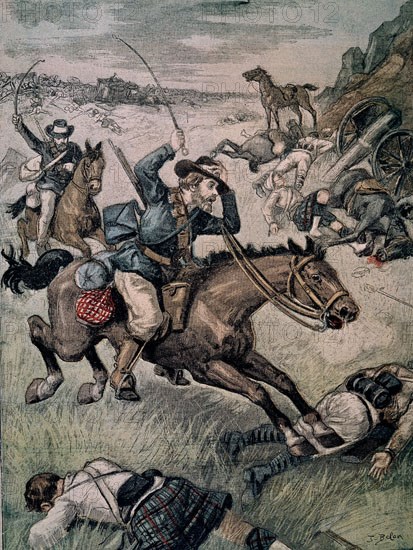 GUERRA DEL TRASVAAL-AFRICA DEL SUR-CORREO BOER A CABALLO
PARIS, COLECCION PARTICULAR
FRANCIA
This image is not downloadable. Contact us for the high res.