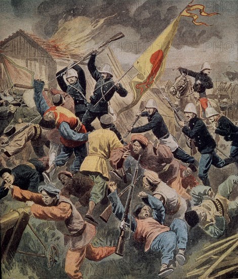 Guerre en Chine et victoire française