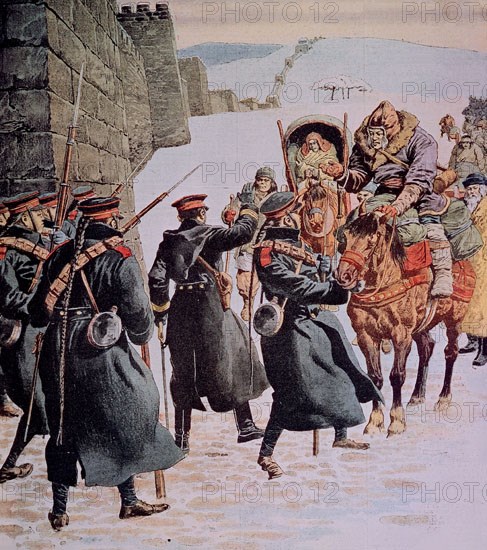 GUERRA RUSO JAPONESA-PESTE EN MANCHURIA:CHINOS ARRESTAN A LOS QUE HUYEN DE PLAGA EN GRAN MURALLA
PARIS, COLECCION PARTICULAR
FRANCIA