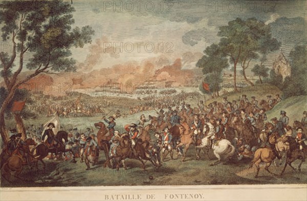 The Battle of Fontenoy on May 11, 1745