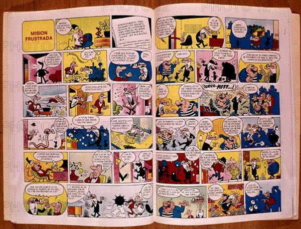 IBAÑEZ FRANCISCO 1936-
COMIC DE MORTADELO Y FILEMON
MADRID, COLECCION PARTICULAR
MADRID