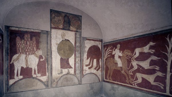 ANONIMO ESPAÑOL
PINTURAS MURALES DE S BAUDELIO DE CASILLA DE BERLANGA SG XII
MADRID, MUSEO DEL PRADO-PINTURA
MADRID