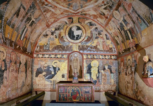 ANONIMO
PINTURAS MURALES DE LA IGL DE MADERUELO-S XII-EN PRIMER TERMINO, FRONTAL DE GUILS
MADRID, MUSEO DEL PRADO-PINTURA
MADRID