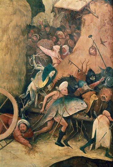 Bosch, Le Chariot de foin (détail)