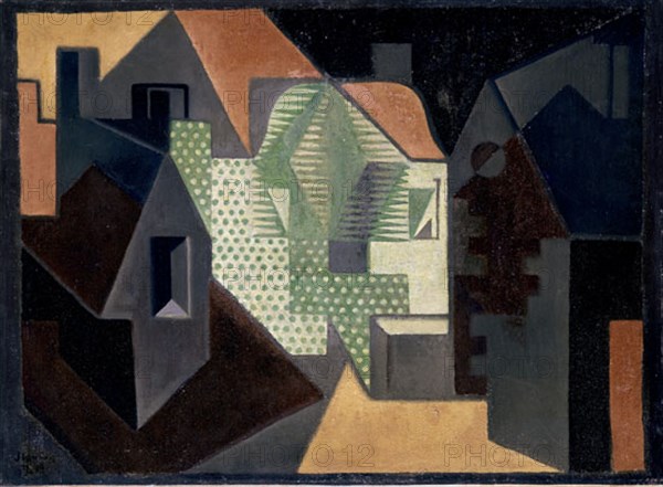 GRIS JUAN 1887/1927
LE VILLAGE 1918
MADRID, COLECCION PARTICULAR
MADRID