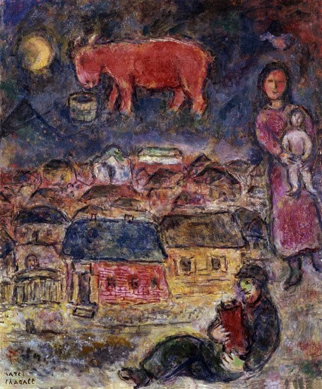 Chagall, At night