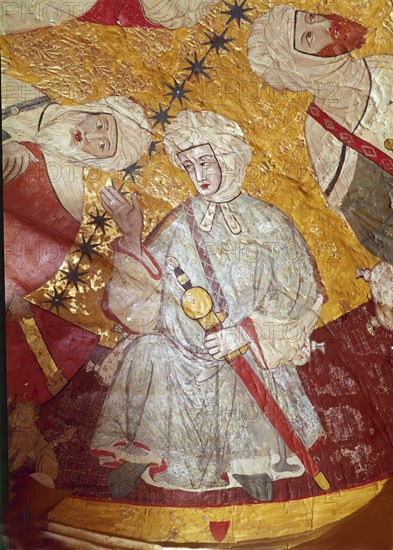 PINTURAS DE LA BOVEDA CENTRAL-S XV-RETRATOS DE LOS PRIMEROS REYES DE LA DINASTIA NAZARI-
GRANADA, ALHAMBRA-SALA DE LOS REYES
GRANADA
This image is not downloadable. Contact us for the high res.