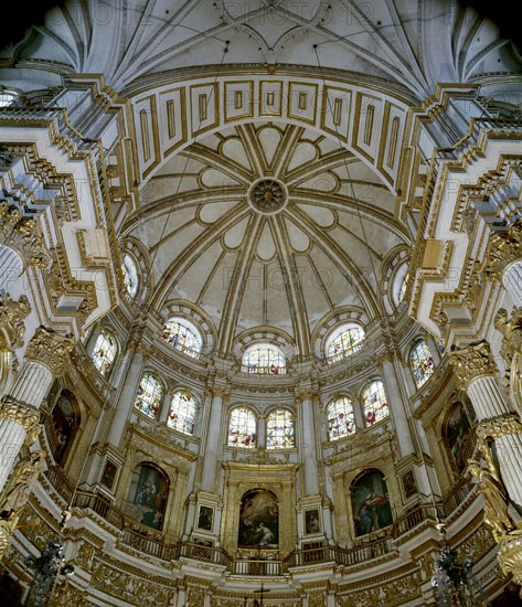 Coupole d'une chapelle datant du 16e siècle