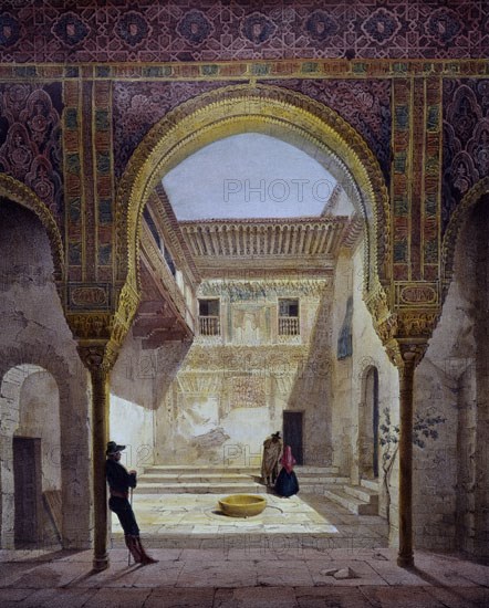 ASSELINEAU
GRABADO-ALHAMBRA:PATIO DE LA MEZQUITA-S XIX
GRANADA, MUSEO HISPANO-MUSULMAN
GRANADA