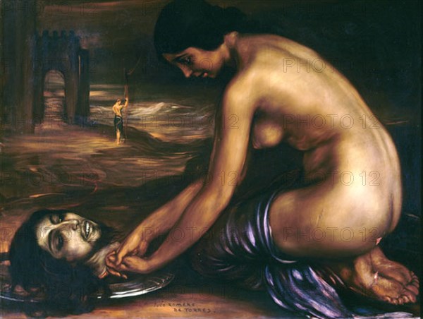 ROMERO DE TORRES JULIO 1874/1930
SALOME 1926-OLEO Y TEMPLE SOBRE LIENZO-72X92 CM
CORDOBA, MUSEO ROMERO DE TORRES
CORDOBA