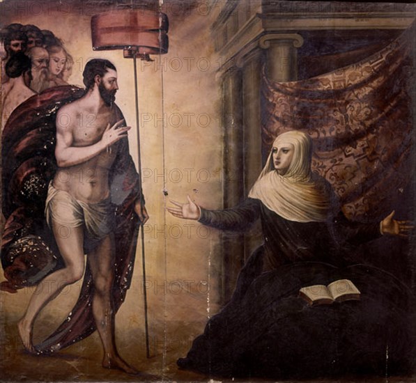 BERRUGUETE ALONSO 1488/1561
CRISTO RESUCITADO VISITA A SU MADRE
PALENCIA, MUSEO DIOCESANO
PALENCIA