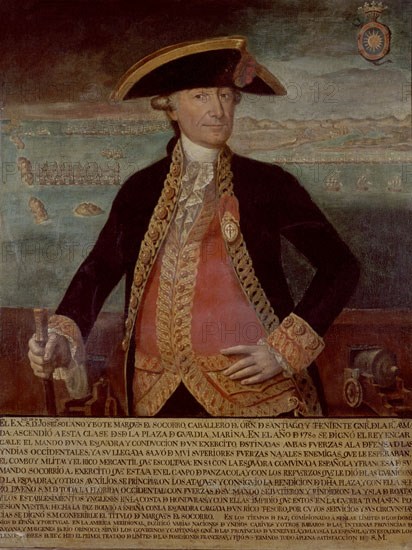 Anonyme, Portrait de José Solano y Bote