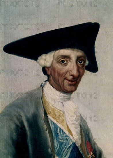 Goya, Portrait de Charles III chasseur (détail)