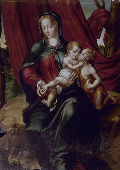 MORALES LUIS DE 1515/1586
LA VIRGEN CON JESUS Y SAN JUAN - DET PINTURA.(CONJ DEL RETABLO NUM 63589)
SALAMANCA, CATEDRAL NUEVA
SALAMANCA