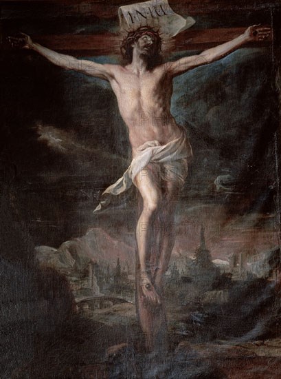 CEREZO MATEO 1626?/66
CRISTO CRUCIFICADO - 1662/1663 - CAPILLA DE LOS CONDESTABLES - PINTURA BARROCA ESPAÑOLA
BURGOS, CATEDRAL-INTERIOR
BURGOS

This image is not downloadable. Contact us for the high res.