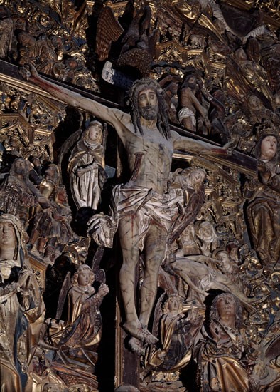 SILOE DIEGO DE 1495/1563
ALTAR MAYOR-DETALLE DE CRISTO CRUCIFICADO- SE INICIA EN 1496
BURGOS, CARTUJA MIRAFLORES
BURGOS