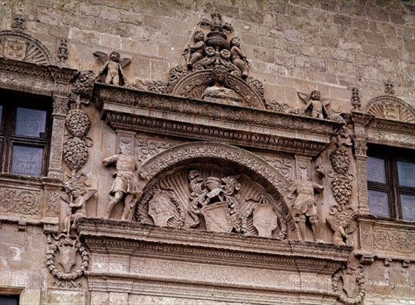 ZUÑIGA FCO
PALACIO MIRANDA S XVI-DET FACHADA
PEÑARANDA DE DUERO, EXTERIOR
BURGOS