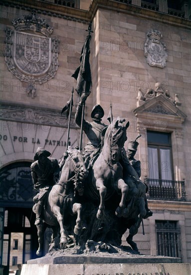 BENLLIURE MARIANO 1862/1947
MONUMENTO A LOS CAZADORES DE ALCANTARA
VALLADOLID, EXTERIOR
VALLADOLID