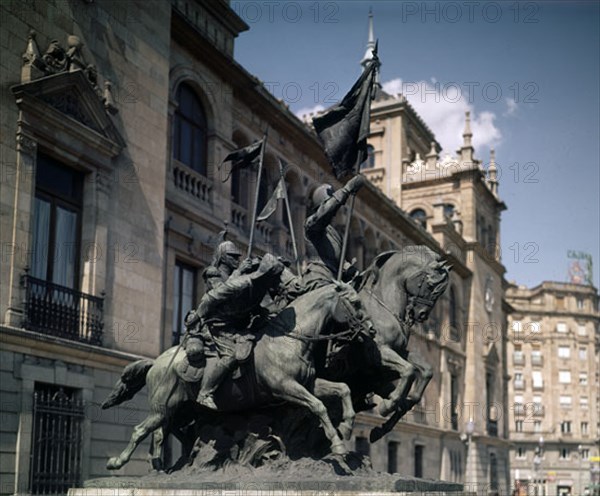 BENLLIURE MARIANO 1862/1947
MONUMENTO A LOS CAZADORES DE ALCANTARA
VALLADOLID, EXTERIOR
VALLADOLID