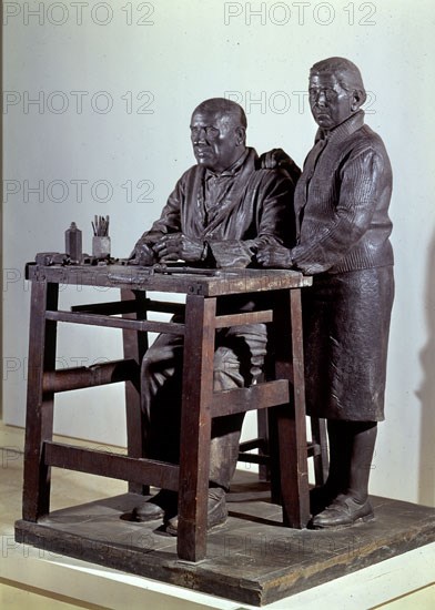 Hernández, Couple at the counter - The Watchmaker