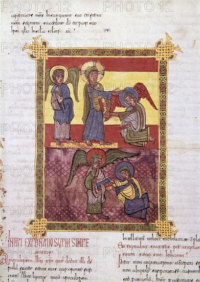 BEATO DE LIEBANA
COMENTARIOS AL APOCALIPSIS AÑO 1086- CODICE 1-FOL 19 RECTO-S XI
BURGO DE OSMA, CATEDRAL
SORIA
