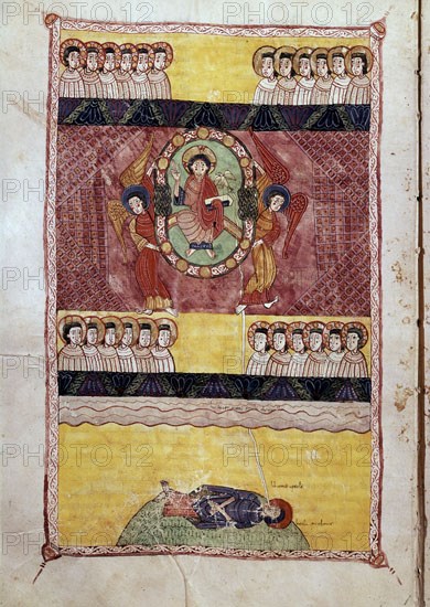 BEATO DE LIEBANA
COMENTARIOS AL APOCALIPSIS-FOLIO 70 V
BURGO DE OSMA, CATEDRAL
SORIA
This image is not downloadable. Contact us for the high res.