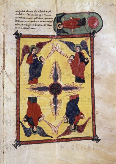 BEATO DE LIEBANA
COMENTARIOS AL APOCALIPSIS-FOLIO 91 RECTO
BURGO DE OSMA, CATEDRAL
SORIA