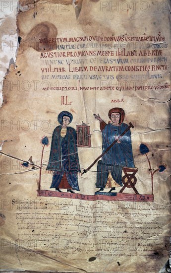 ARIAS
ANTIFONARIO MOZARABE LITURGICO, MUSICAL Y ARTISTICO S XI 1062- COPIA DE ORIGINAL-662-FOLIO 1 V
LEON, CATEDRAL BIBLIOTECA
LEON