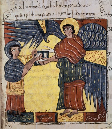 BEATO DE LIEBANA
COMENTARIOS AL APOCALIPSIS
SAN LORENZO DEL ESCORIAL, MONASTERIO-BIBLIOTECA
MADRID

This image is not downloadable. Contact us for the high res.