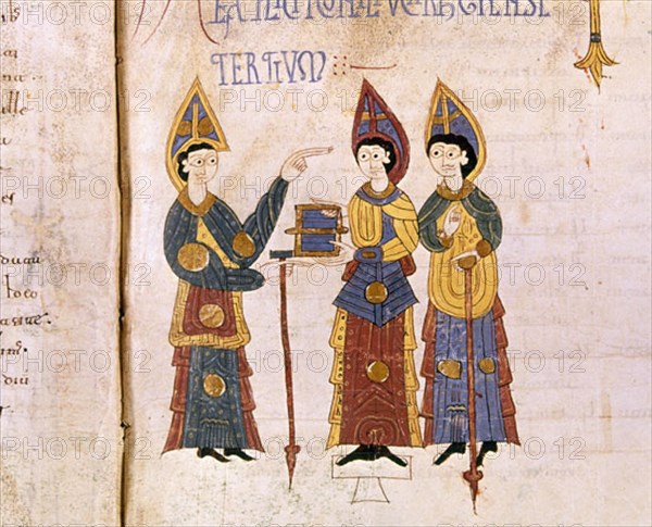 CODICE EMILIANENSE-MOZARABE FOL 90R
SAN LORENZO DEL ESCORIAL, MONASTERIO-BIBLIOTECA
MADRID