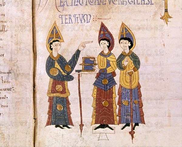 CODICE EMILIANENSE-MOZARABE FOL 90R
SAN LORENZO DEL ESCORIAL, MONASTERIO-BIBLIOTECA
MADRID