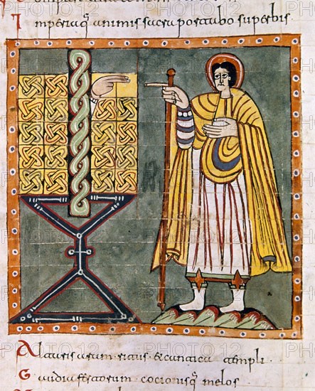 CODICE ALBENDENSE-MOZARABE FOL 43V
SAN LORENZO DEL ESCORIAL, MONASTERIO-BIBLIOTECA
MADRID