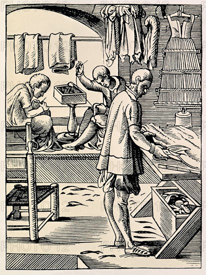 GRABADO-GREMIOS DE TRABAJADORES S XVIII-SASTRES
MADRID, BANCO DE ESPAÑA-COLECCIÓN ARTE
MADRID
