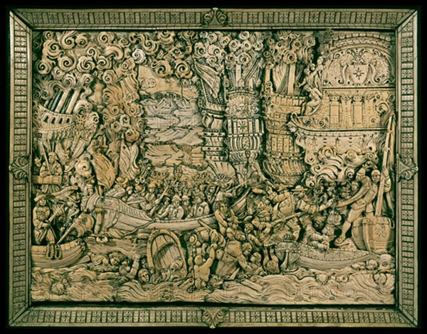 RELIEVE EN MARFIL-BATALLA NAVAL
MADRID, COLECCION PARTICULAR
MADRID