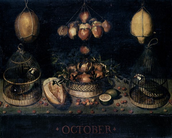 Velázquez, Still life relative to the month of October