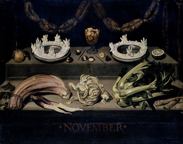 Velázquez, Still life relative to the month of November