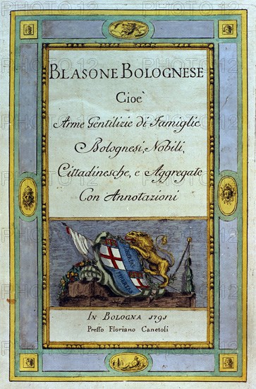 HERALDICA-BLASONES BOLONESES 1791