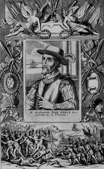 JUAN PONCE DE LEON 1460-1521
MADRID, INSTITUTO COOPERACION IBEROAME
MADRID